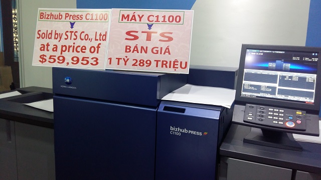 Price C1100 of STS - Digital Printing Konica Minolta
